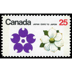 canada stamp 509p dogwood british columbia 25 1970