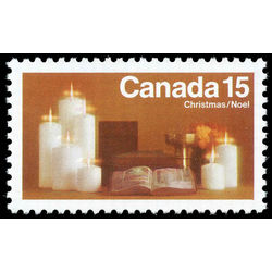 canada stamp 609p christmas candles 15 1972