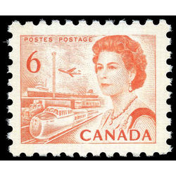 canada stamp 459p queen elizabeth ii transportation 6 1968