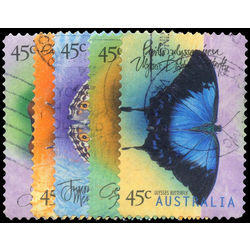 australia stamp 1695 9 butterflies 1998