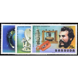 barbuda stamp 260 2 telephone centenary 1977