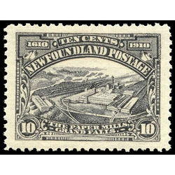 newfoundland stamp 101 paper mills 10 1911