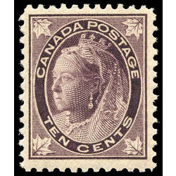 canada stamp 73 queen victoria 10 1897 m vfnh 008