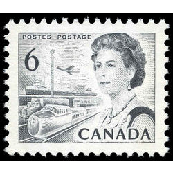 canada stamp 460pi queen elizabeth ii transportation 6 1970