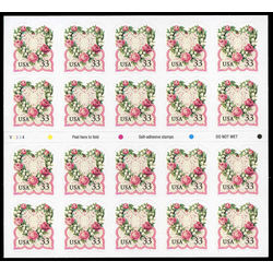 us stamp postage issues 3274a flowers love 1999