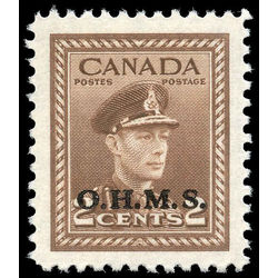 canada stamp o official o2 king george vi war issue 2 1949
