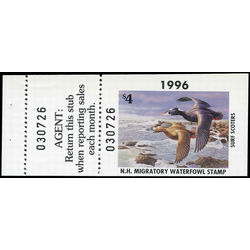 us stamp rw hunting permit rw nh14a new hampshire surf scooters 4 1996