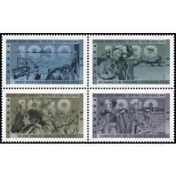 canada stamp 1263a second world war 1939 1989