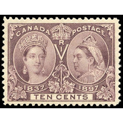canada stamp 57 queen victoria diamond jubilee 10 1897 M VFNH 012