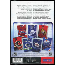 nhl team jerseys post cards collection