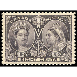 canada stamp 56 queen victoria diamond jubilee 8 1897 M XF 007