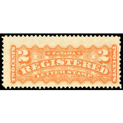 canada stamp f registration f1 registered stamp 2 1875 m fnh 010