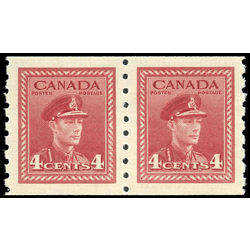 canada stamp 267pa king george vi 1943