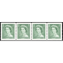 canada stamp 331strip queen elizabeth ii 1953