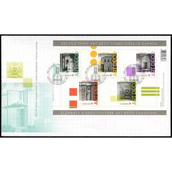 canada stamp 2471 architecture art deco 2011 FDC