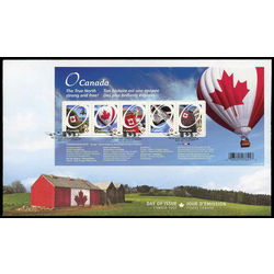 canada stamp 2418 canadian pride o canada 2011 FDC