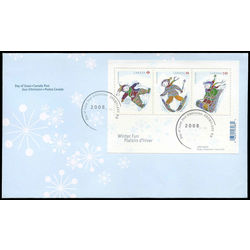 canada stamp 2291 christmas 3 08 2008 FDC