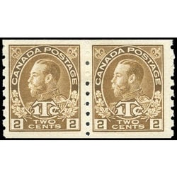 canada stamp mr war tax mr7apa war tax coil pair 1916 m vf 002
