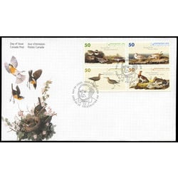 canada stamp 2098a john james audubon s birds 3 2005 FDC