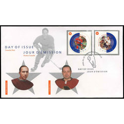 canada stamp 1935 nhl all stars 3 2 88 2002 FDC