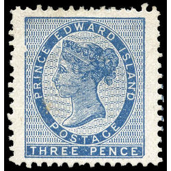prince edward island stamp 6 queen victoria 3d 1862 m vf jumbo ng 001