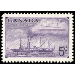 canada stamp 312 steamships of 1851 and 1951 5 1951