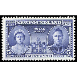 newfoundland stamp 249 queen elizabeth king george vi 5 1939
