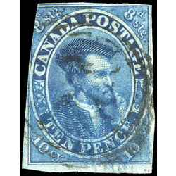 canada stamp 7 jacques cartier 10d 1855 u vg 015