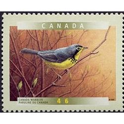 canada stamp 1843 canadian warbler 46 2000
