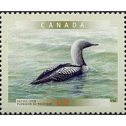 canada stamp 1845 pacific loon 46 2000