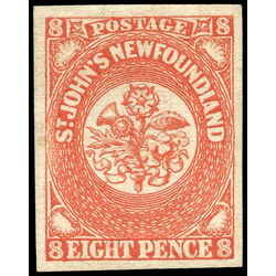 newfoundland stamp 8 1857 first pence issue 8d 1857 m vf 009
