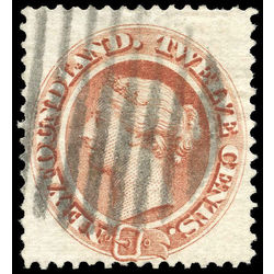 newfoundland stamp 28iv queen victoria 12 1870