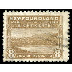 newfoundland stamp 93i view of mosquito 8 1910