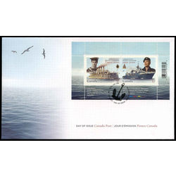 canada stamp 2384 canadian navy centennial 2010 FDC