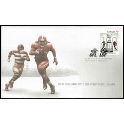 canada stamp 2568 grey cup 2012 FDC
