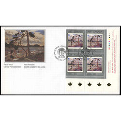 canada stamp 1271 the west wind 50 1990 fdc 001