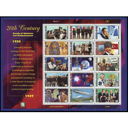 marshall islands stamp 654a o events of the 20th century 1998