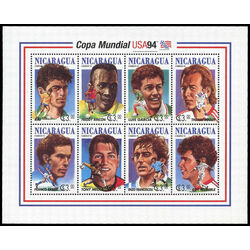 nicaragua stamp 2042 1994 world cup soccer championships us 1994