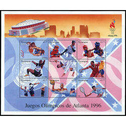 nicaragua stamp 2175 1996 summer olympics atlanta 1996