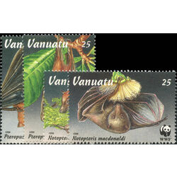 vanuatu stamp 673 6 wolrd wildlife fund 1996