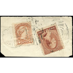 canada stamp 37a queen victoria 3 1870 u vf 005