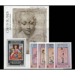 turks caicos stamp 32 6 500th birth anniversary of raphael 1983