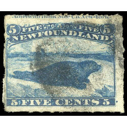 newfoundland stamp 40 harp seal 5 1876 u f 010