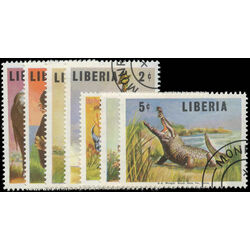 liberia stamp 451 7 animals 1966