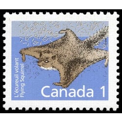 canada stamp 1155a flying squirrel perf 13 1 x 12 7 1 1991