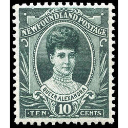 newfoundland stamp 112 queen alexandra 10 1911