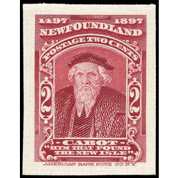 newfoundland stamp 62p john cabot 2 1897