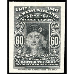 newfoundland stamp 74p king henry vii 60 1897