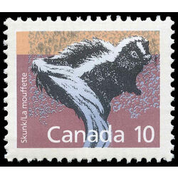 canada stamp 1160 skunk 10 1988
