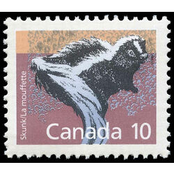 canada stamp 1160ii skunk 10 1991